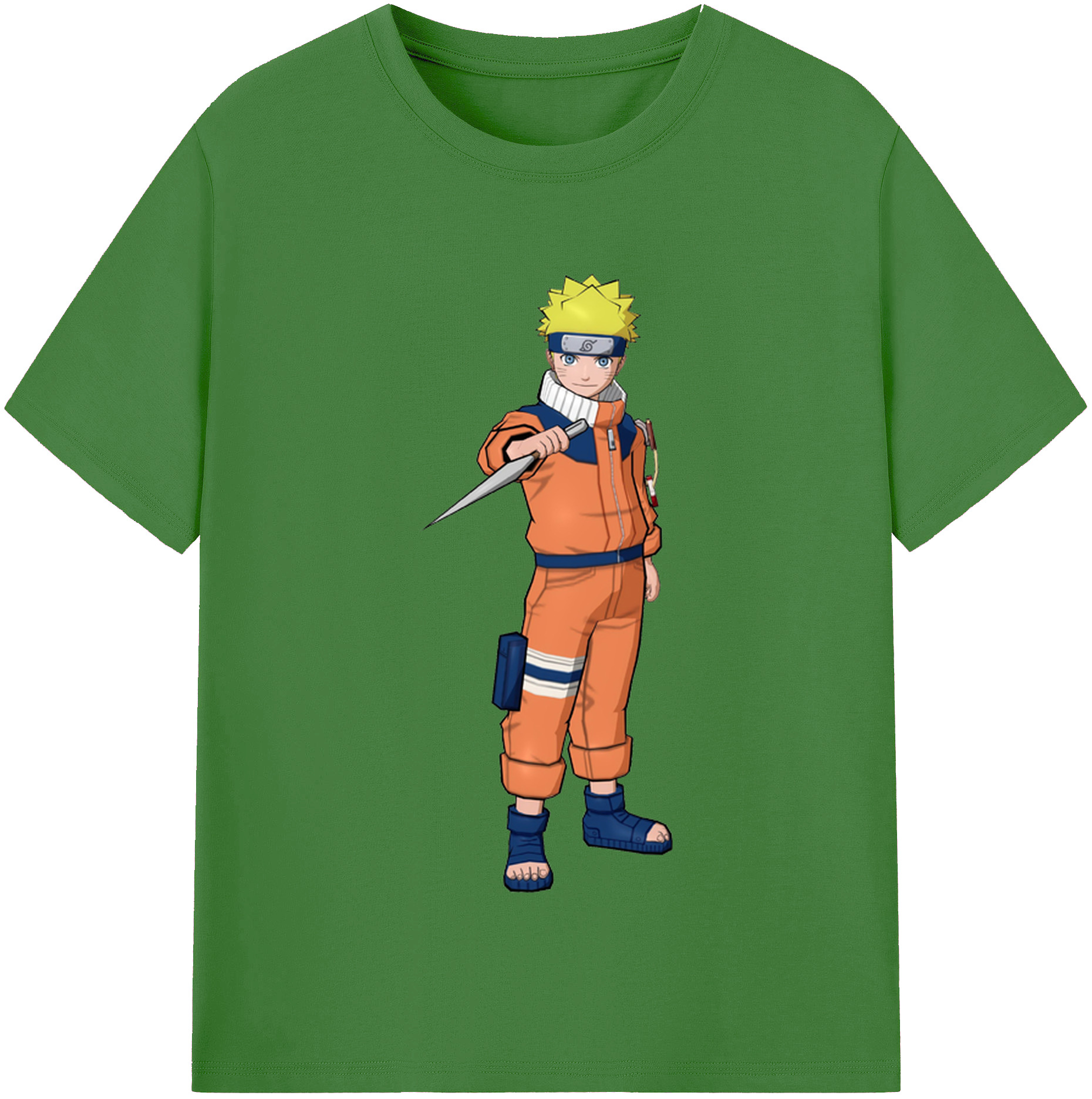 （画像用） NARUTO -ナルト- うずまき ナルト Uzumaki Naruto レディースカジュアルプリントTシャツ（綿100％）